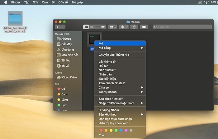 Cách cài Adobe Premiere cho Macbook Full Crack mới nhất 2025