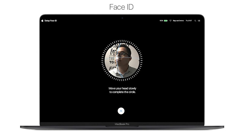 Kiểm tra mật khẩu, Faceid, iCloud