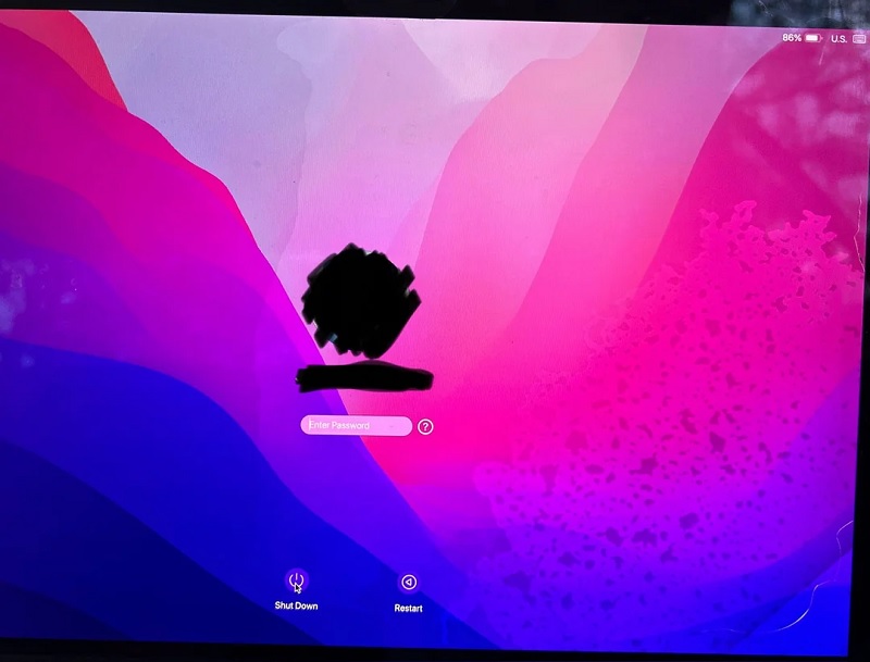 Tắt màn hình Macbook bằng khóa màn hình khóa