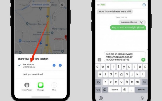 iPhone có định vị được Samsung không?