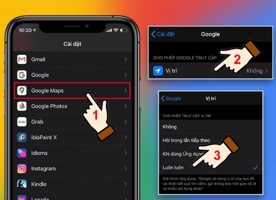 Hướng dẫn cách cài định vị theo dõi chồng​