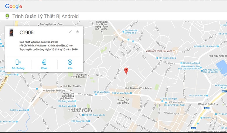 Cách cài định vị theo dõi chồng​ bằng cách sử dụng phần mềm Android Device Manager
