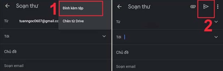 Cách đưa ảnh từ điện thoại lên máy tính bằng Gmail