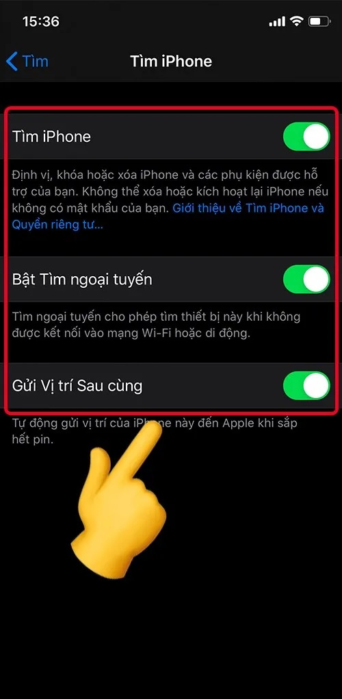 Sử dụng tính năng Quyền riêng tư định vị iPhone của chồng
