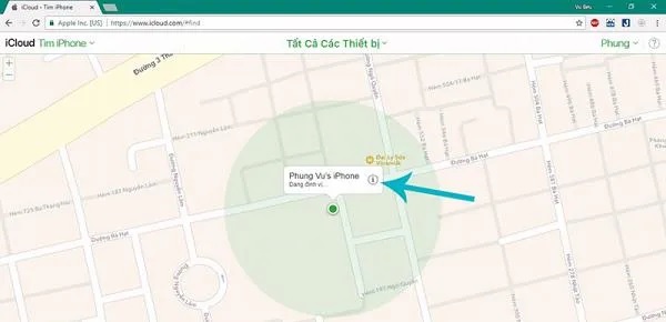 Cách định vị iPhone của chồng qua Find My iPhone