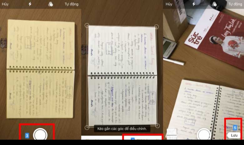 Cách scan ảnh bằng điện thoại​ bằng tính năng ghi chú trên iPhone