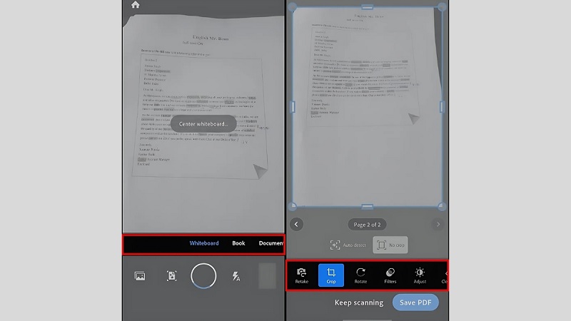 Cách scan ảnh bằng điện thoại​ bằng App Adobe Scan