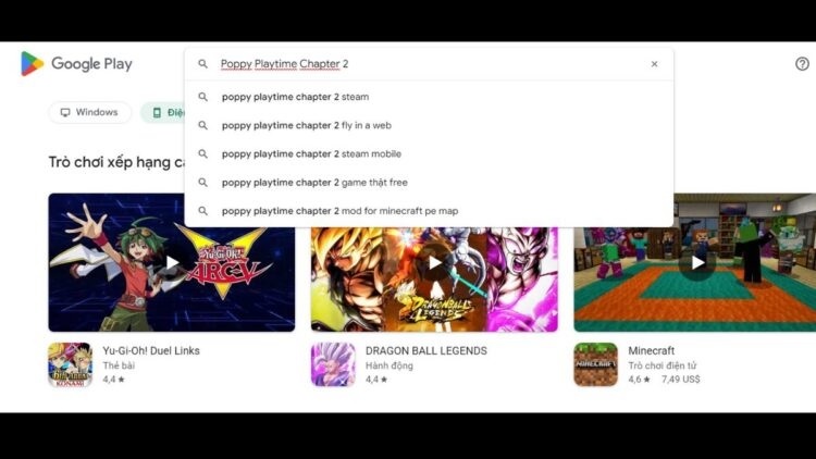 Tải game Poppy Playtime trên thiết bị Android