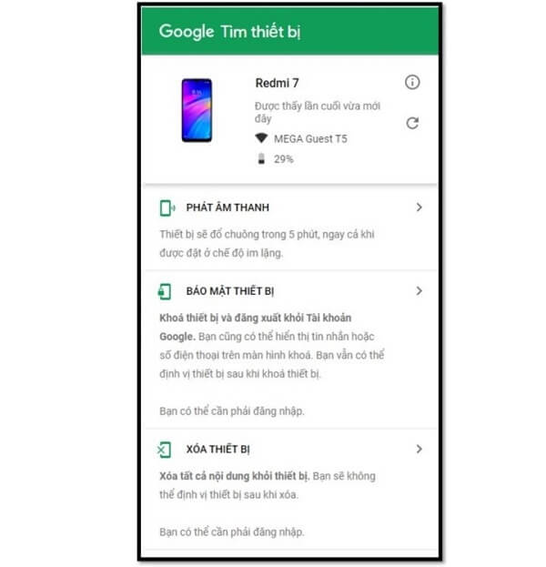 Cách theo dõi điện thoại qua Gmail trên thiết bị Android