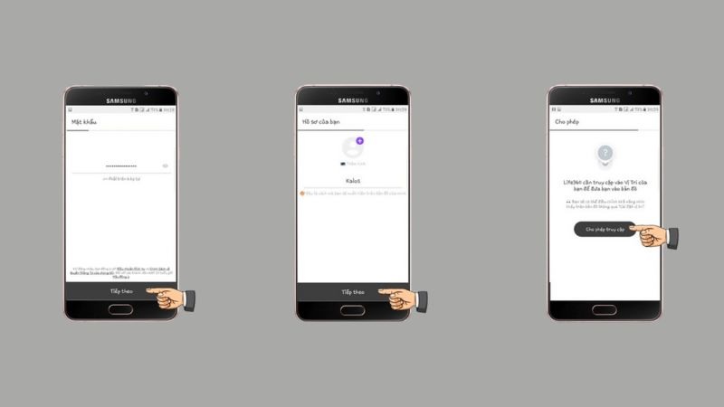 Sử dụng ứng dụng Find My Friend bằng cách cài định vị giữa 2 điện thoại Samsung 