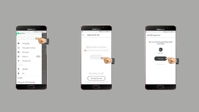 Sử dụng ứng dụng Find My Friend bằng cách cài định vị giữa 2 điện thoại Samsung 