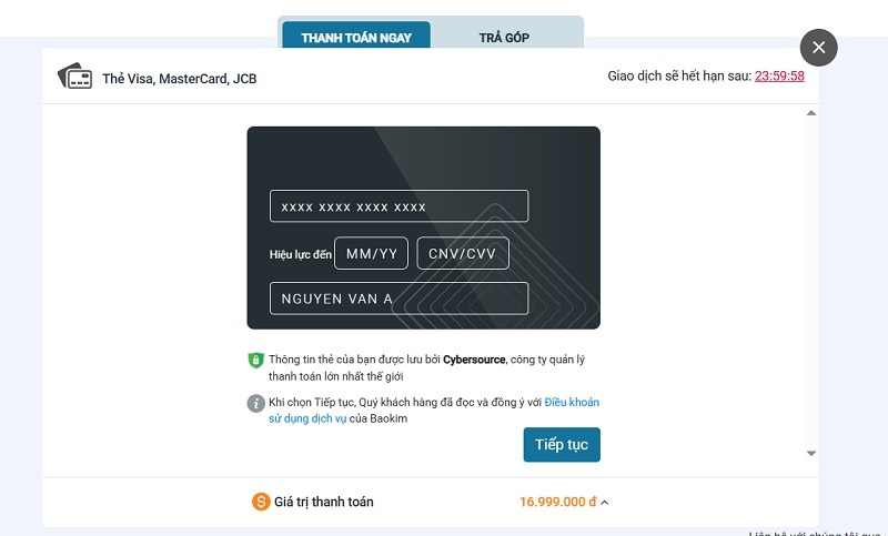 Cách mua trả góp điện thoại qua thẻ tín dụng