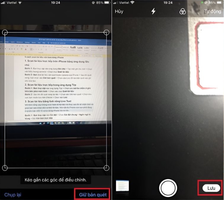 Cách scan trên iPhone bằng ứng dụng tệp