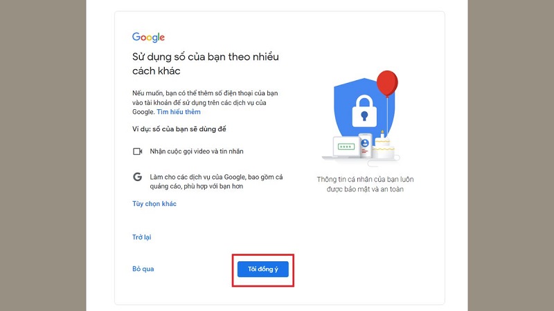 Hướng dẫn cách tạo Gmail bằng số điện thoại