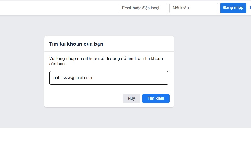Cách lấy lại mật khẩu Facebook khi đăng ký 2 ních cùng 1 số điện thoại