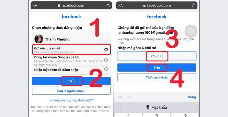 6 Cách lấy lại Facebook cũ khi quên mật khẩu