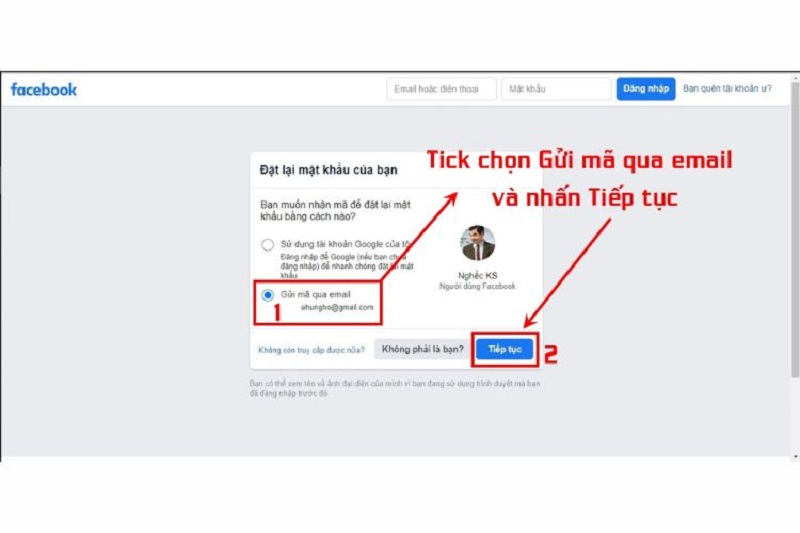 Cách lấy lại mật khẩu Facebook bằng mật khẩu cũ