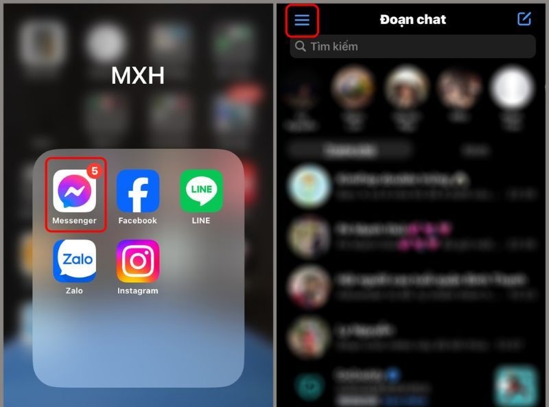 Cách lấy lại mật khẩu Facebook bằng Messenger
