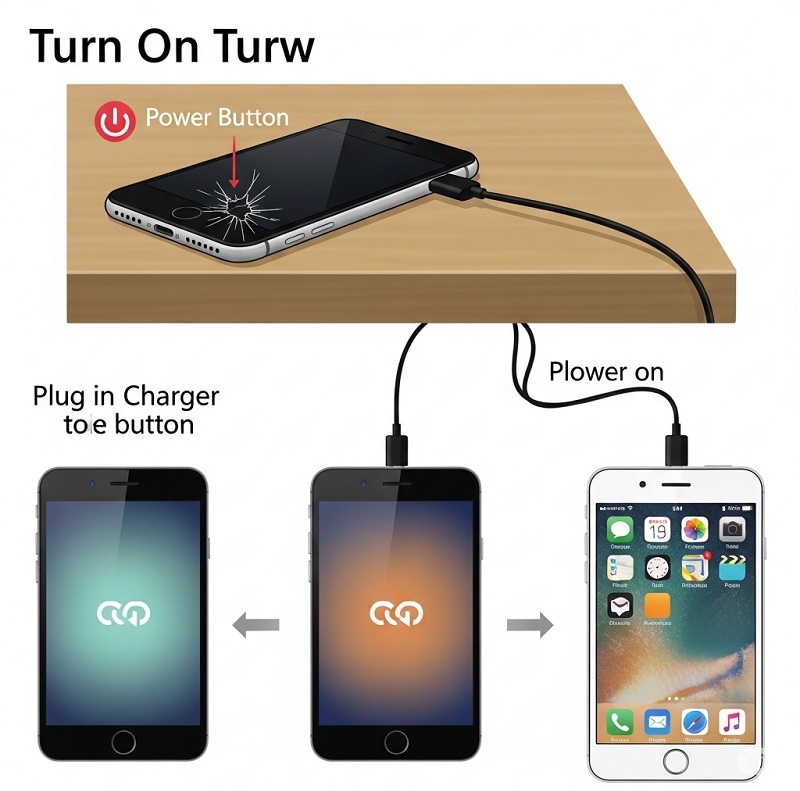 Cách mở nguồn điện thoại khi nút nguồn bị hư