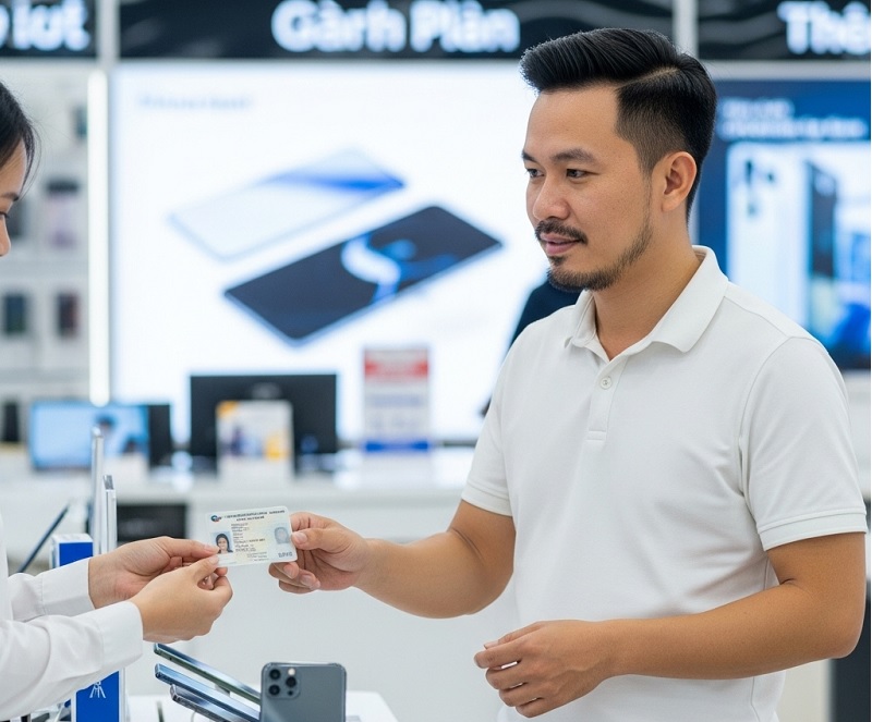 Mua điện thoại trả góp dễ dàng chỉ cần CCCD gắn chip, không cần thu nhập.