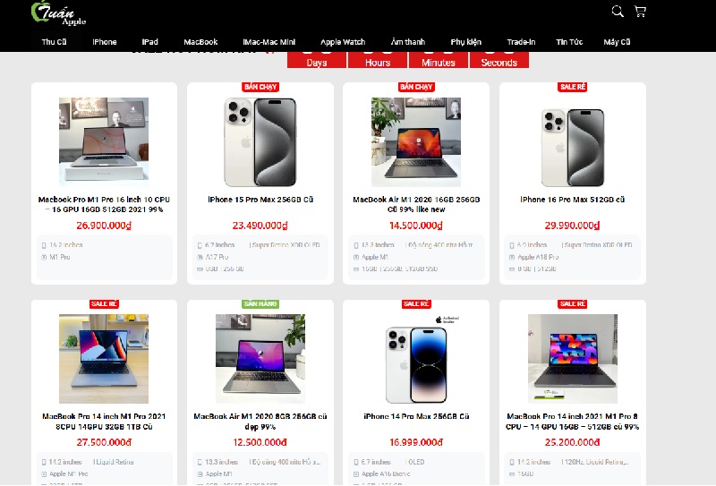 Lựa chọn mẫu điện thoại bạn muốn mua trả góp tại TuanDigi.