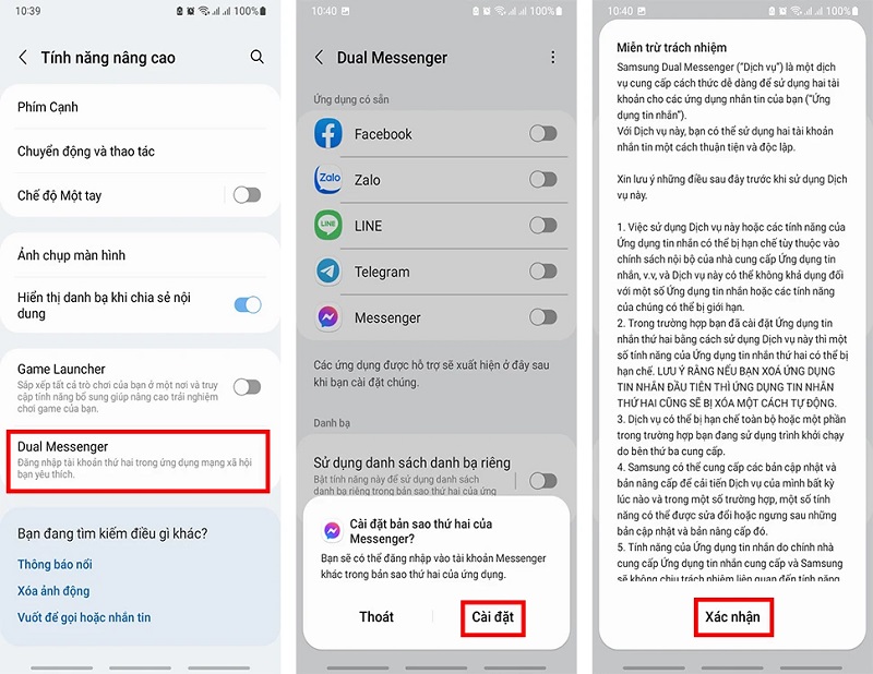 Cách dùng 2 Nick facebook cùng lúc trên SamSung