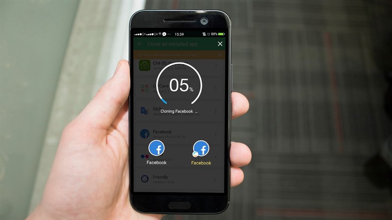 Cách sử dụng 2 Facebook cùng lúc trên điện thoại