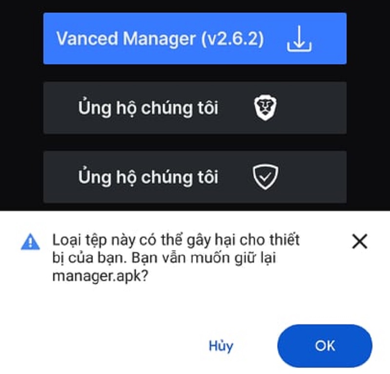 Sử dụng phần mềm Youtube Vanced
