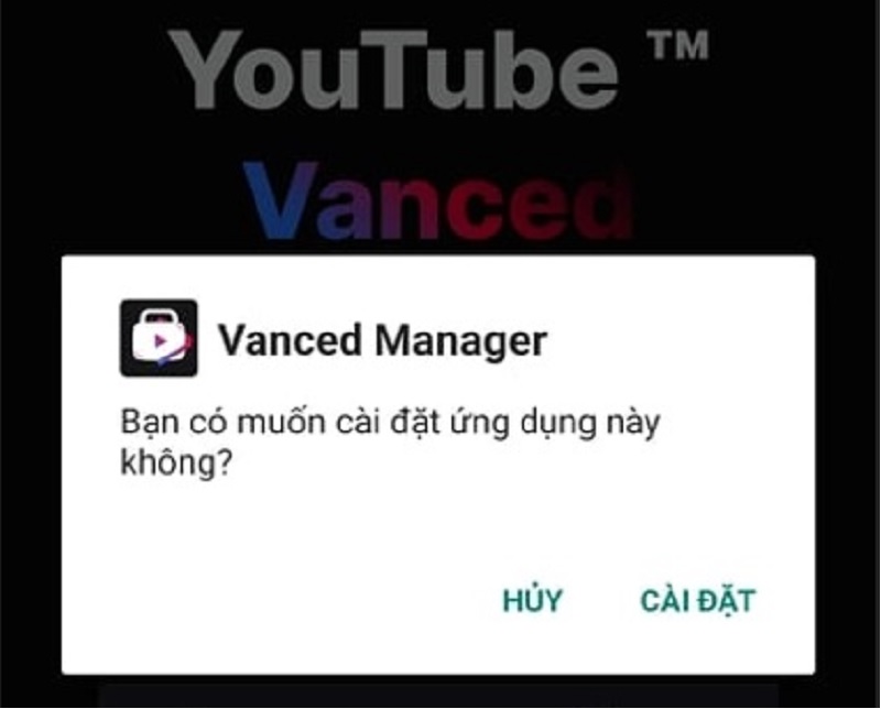 Sử dụng phần mềm Youtube Vanced