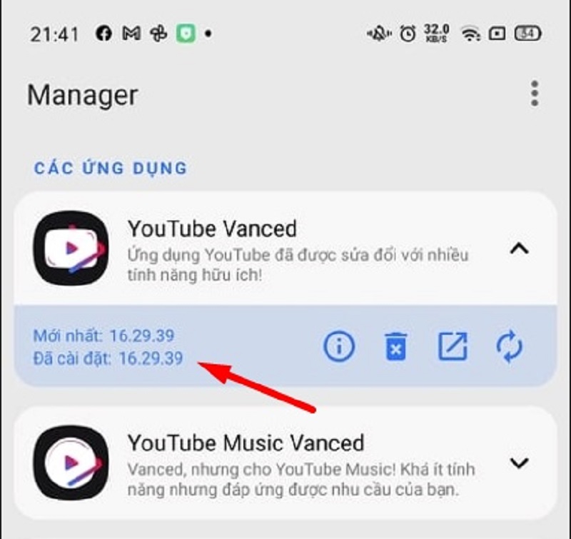 Sử dụng phần mềm Youtube Vanced