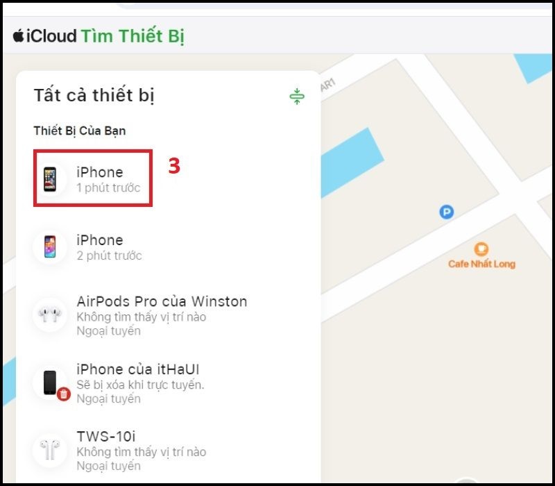 Cách tìm điện thoại bị mất khi tắt nguồn bằng máy tính
