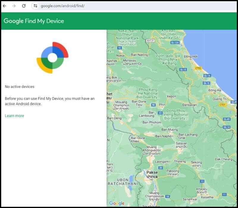 Cách tìm điện thoại bị mất khi tắt nguồn trên thiết bị Android