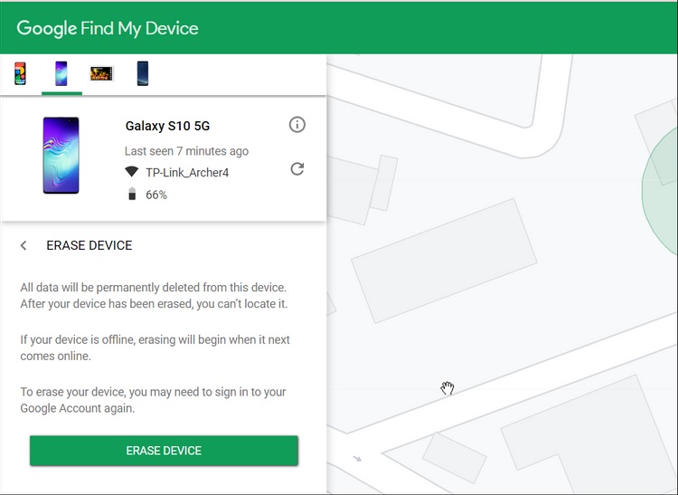 Cách bảo mật điện thoại Samsung khi bị mất