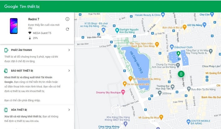Hướng dẫn tìm điện thoại Samsung bị mất bằng Gmail bằng tính năng Find My Device
