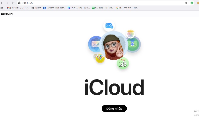 Truy cập iCloud.com để đăng nhập và sử dụng các tính năng định vị thiết bị của Apple