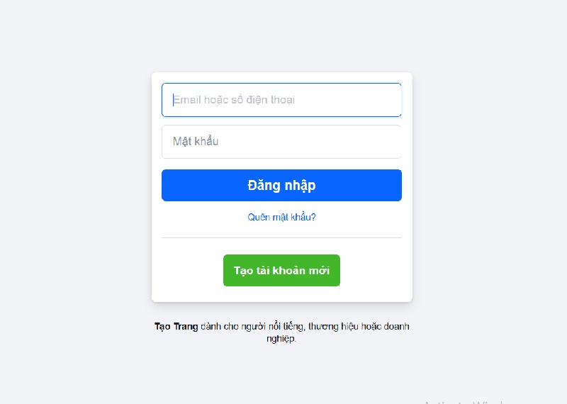 Hướng dẫn cách lấy lại mật khẩu trên Facebook