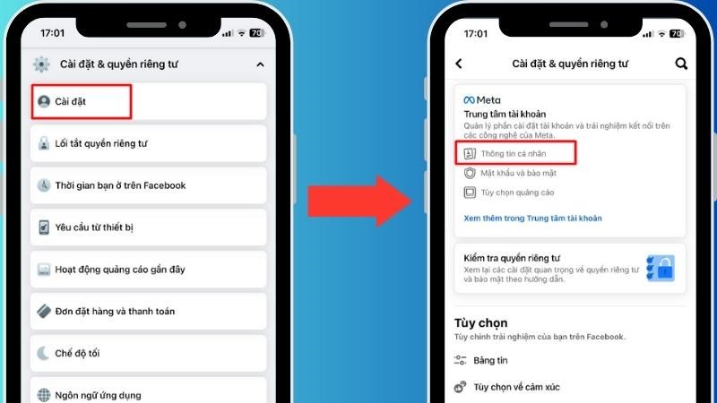 Cách xóa tài khoản Facebook khi quên mật khẩu trên điện thoại