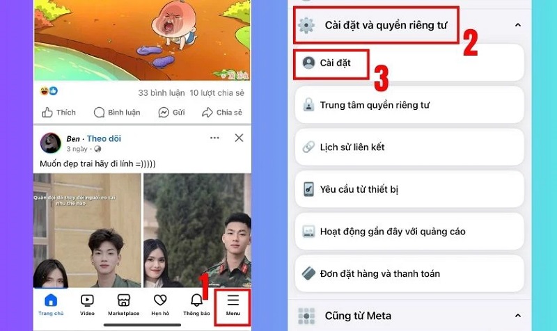 Hướng dẫn cách xóa tài khoản facebook trên điện thoại 