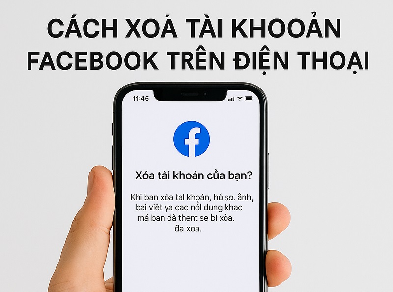 Cách xóa tài khoản Facebook trên điện thoại vĩnh viễn