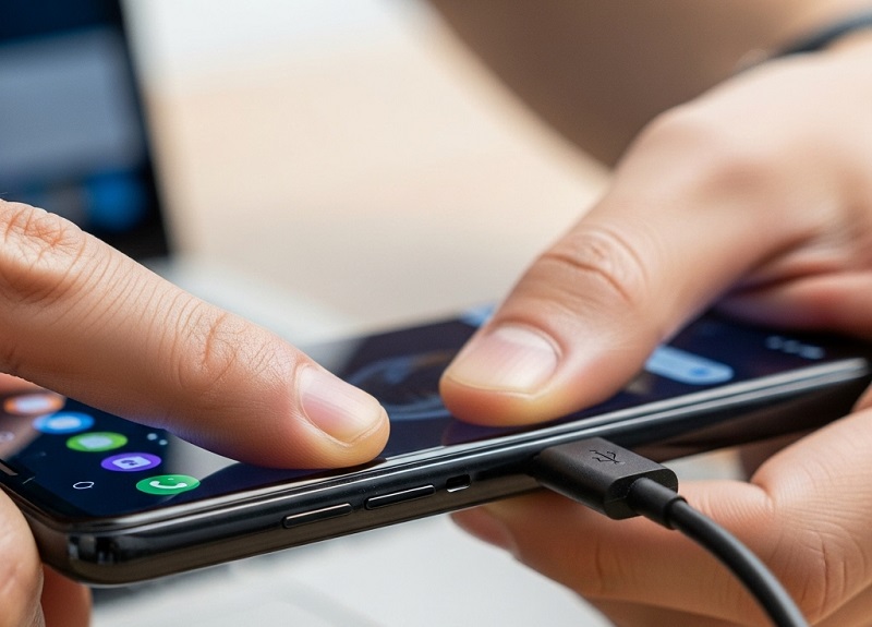 Cách mở nguồn điện thoại Oppo khi nút nguồn bị liệt bằng Home cứng