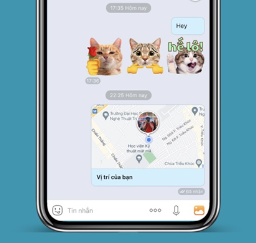 Cách định vị điện thoại qua Zalo qua tính năng