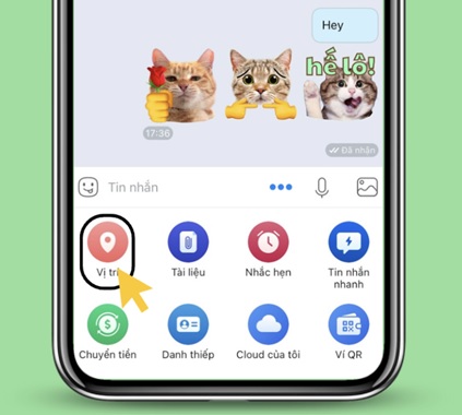 Cách định vị điện thoại qua Zalo qua tính năng
