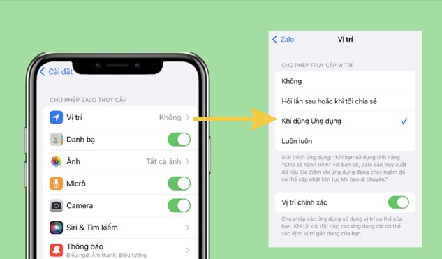 Cách định vị điện thoại qua Zalo qua tính năng