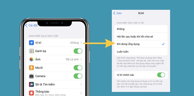Cách định vị điện thoại qua Zalo qua tính năng