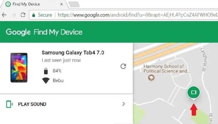 Cách tìm điện thoại Samsung bị mất tắt nguồn bằng Find My Device