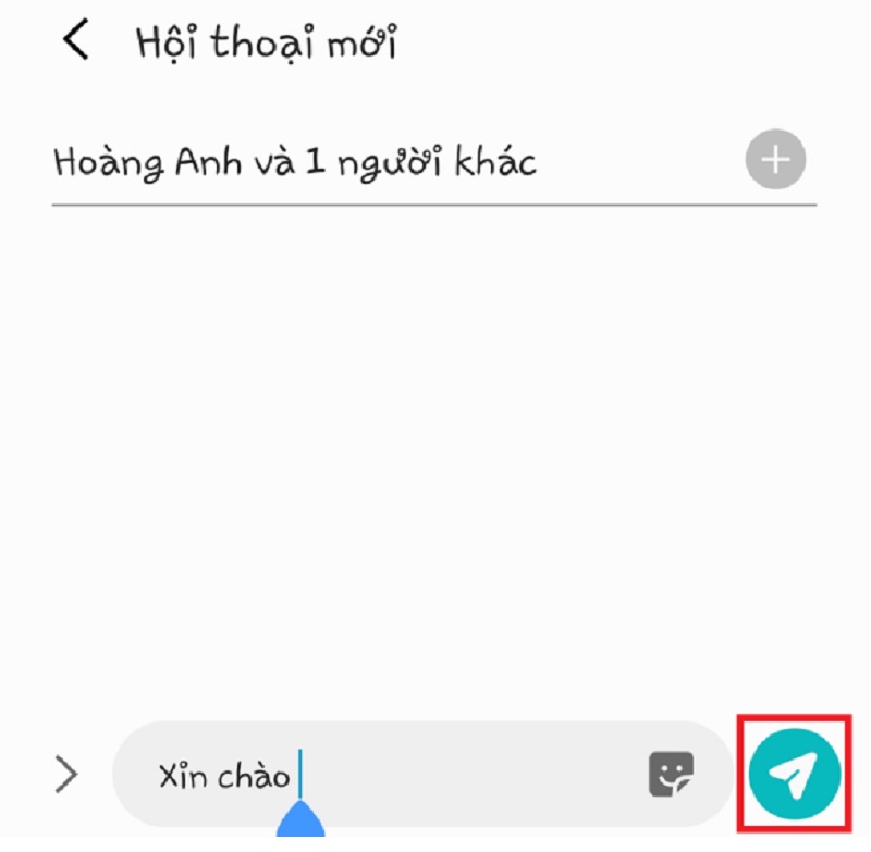 Hướng dẫn cách nhắn tin nhanh cho nhiều người Samsung