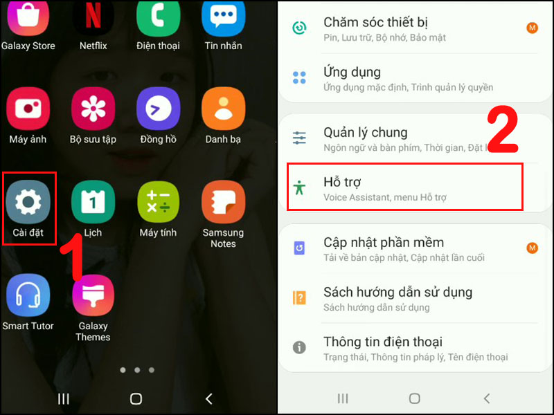 Cách khắc phục điện thoại Samsung bị mất màu