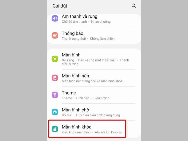 Cách tắt quảng cáo trên màn hình khóa Samsung