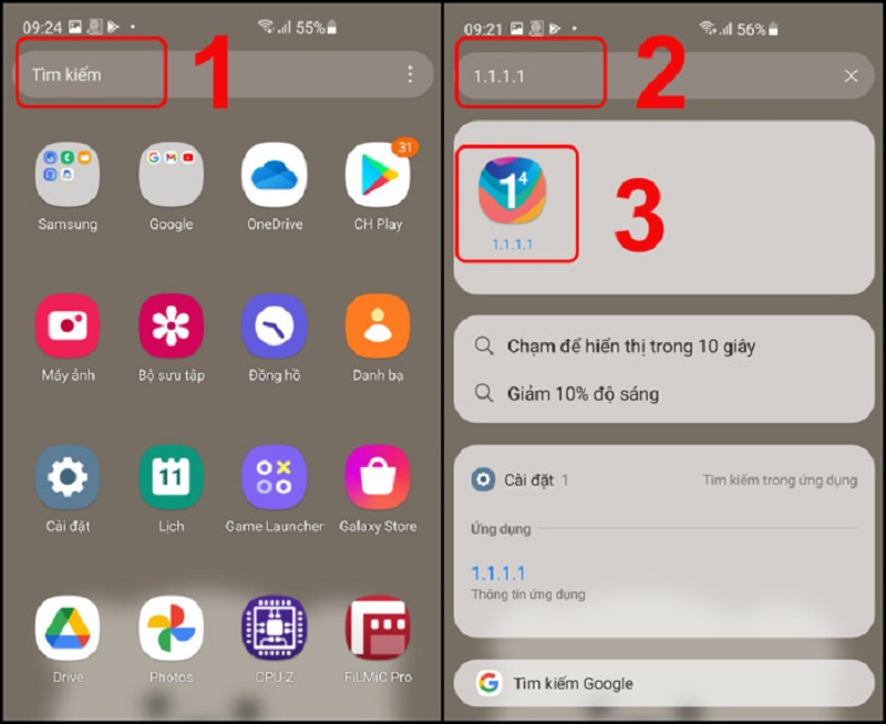 Cách mở ứng dụng bị ẩn trên Samsung