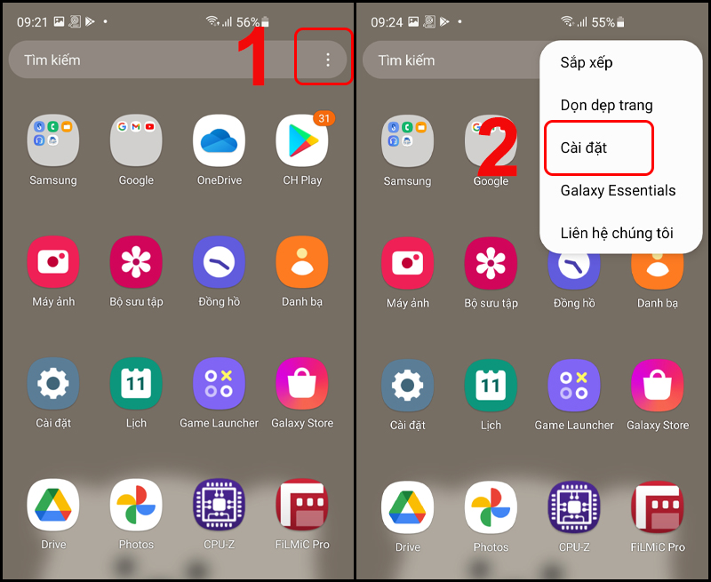 Những lưu ý khi ẩn ứng dụng trên Samsung